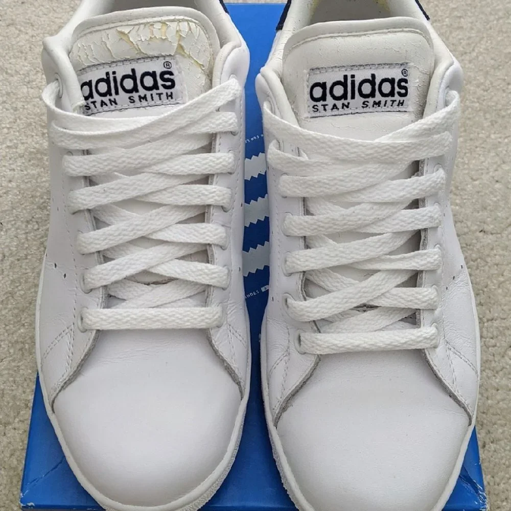 Adidas Stan Smith white/blue size 10 (2002 vintage version)